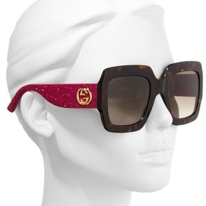 Gucci 54mm Square Sunglasses
